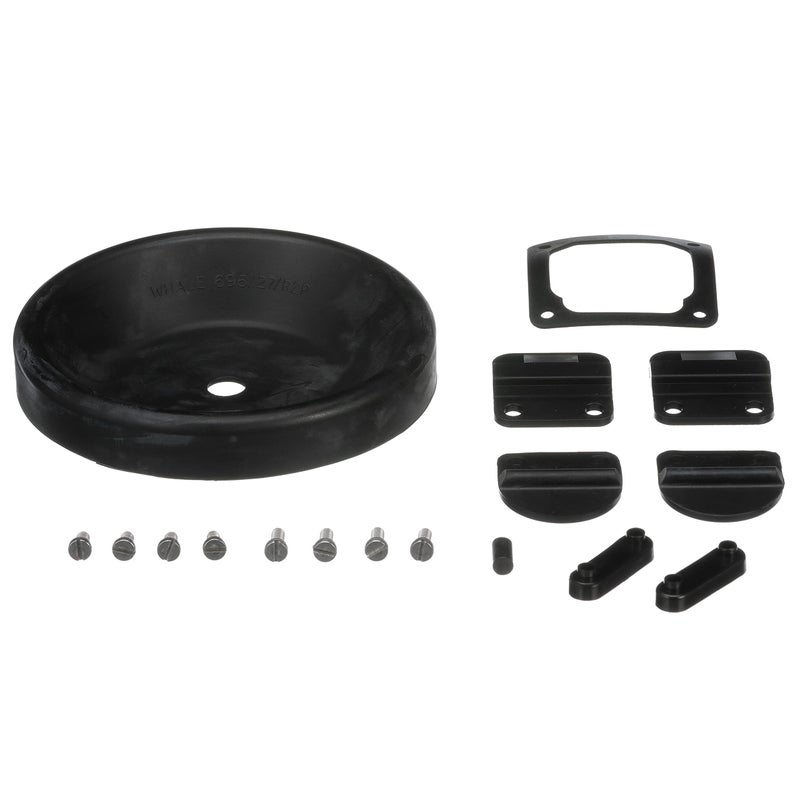 Whale AK3706 GusherÂ® 10 Manual Pump Neoprene Parts Service Kit, Replacement Parts Black - Image 1